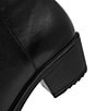 ara Jacinth Leather Faux Fur Lined Block Heel Ankle Boots - Image 6