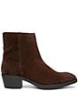 ara Jacinth Suede Faux Fur Lined Block Heel Ankle Boots - Image 2