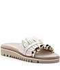 ara Keyes Metallic Leather Ruffle Slides,All Products : American Fashion Style Bags On Sale