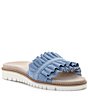 ara Keyes Suede Ruffle Slides,All Products : American Fashion Style Bags On Sale