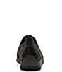 Color:Black Wovenstretch/Black - Image 3 - Leena Stretch Knit Glitter Slip-On Sneakers