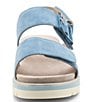 Color:Blue - Image 6 - Marbella Ankle Strap Sandals