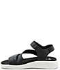 Color:Black - Image 4 - Marina Banded Platform Sandals