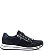 ara Oleanna Pin Dot Suede Zip Sneakers - Image 2