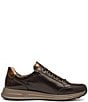 ara Oleanna Snake Print & Metallic Leather Side Zip Sneakers - Image 2