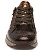 ara Oleanna Snake Print & Metallic Leather Side Zip Sneakers - Image 6