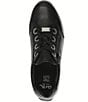 Color:Black - Image 3 - Ollie Leather Zip Sneakers