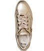 ara Ollie Metallic Leather Side Zip Sneakers - Image 6