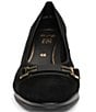 ara Ophelia Suede Decorative Buckle Strap Block Heel Pumps - Image 6