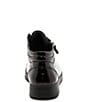 Color:Black Patent - Image 2 - Rei Patent Leather High Top Zip Sneakers