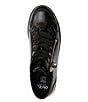 Color:Black Patent - Image 4 - Rei Patent Leather High Top Zip Sneakers