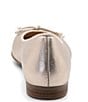 Color:Silver - Image 3 - Scout Metallic Leather Bow Ballet Flats