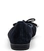 Color:Navy Suede - Image 3 - Scout Suede Bow Ballet Flats