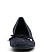 Color:Navy Suede - Image 4 - Scout Suede Bow Ballet Flats