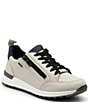 Color:White - Image 1 - Victoria Waterproof Leather Zip Sneakers