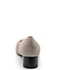 Color:Sand Pin Dot Suede - Image 3 - Vivian Pin Dot Suede Block Heel Pumps