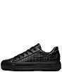 ara Women's Carol Croco Embossed Leather Lace Up Platform Sneakers - Image 4