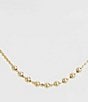 Argento Vivo Beaded Frontal Chain Collar Necklace - Image 2
