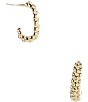 Argento Vivo Bubble J-Hoop Earrings,All Products : American Fashion Style Bags On Sale