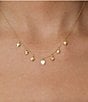 Argento Vivo Charm Drop Frontal Collar Necklace - Image 2