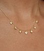 Argento Vivo Charm Drop Frontal Collar Necklace - Image 3