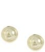 Argento Vivo Classic Ball Stud Earrings, Color:Gold - Image 1