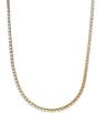 Color:Gold - Image 1 - CZ Tennis Chain Necklace