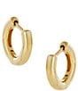 Argento Vivo Gold Small Huggie Hoop Earrings - Image 1