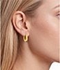 Argento Vivo Gold Small Huggie Hoop Earrings - Image 2