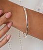Argento Vivo High Polish Bangle Bracelet - Image 2