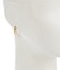 Argento Vivo Medium Oblong Hoop Earrings - Image 2