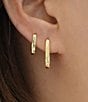 Argento Vivo Oblong Hoop Earring Set - Image 2