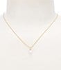 Argento Vivo Pearl Drop Short Pendant Necklace - Image 1
