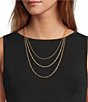 Argento Vivo Pre Layered Short Multi-Strand Chain Necklace - Image 1