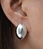 Color:Silver - Image 2 - Sterling Silver Bold Statement Stud Earrings