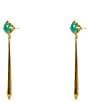 Argento Vivo Stone Linear Earrings - Image 1