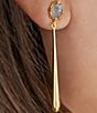Argento Vivo Stone Linear Earrings - Image 4