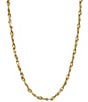 Argento Vivo Two Tone Interlock Twisted Chain Necklace - Image 1