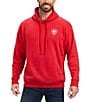 Color:Red - Image 2 - '93 Liberty Long Sleeve Hoodie