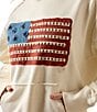 Ariat Americana Patchwork Studded Raw Edge Hoodie - Image 4