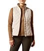 Ariat Ashley Insulated Texture High Neck Sleeveless Vest - Image 1