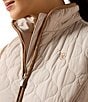 Ariat Ashley Insulated Texture High Neck Sleeveless Vest - Image 4