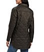 Color:Earth - Image 2 - Belmont Long Sleeve Diamond Quilted Jacket