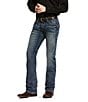 Color:Blue - Image 1 - Big & Tall M5 Straight Stretch Marshall Stackable Straight Leg Jeans