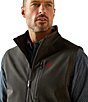 Ariat Big & Tall Softshell Logo Vest, Color:Charcoal - Image 5