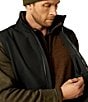 Ariat Big & Tall Softshell Logo Vest, Color:Black - Image 4