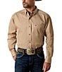 Ariat Big & Tall Solid Twill Long-Sleeve Woven Shirt - Image 5