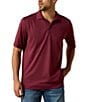 Ariat Big & Tall TEK Performance Short Sleeve Polo Shirt, Color:Red - Image 1