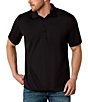 Ariat Big & Tall TEK Performance Short Sleeve Polo Shirt, Color:Black - Image 1