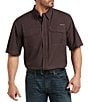 Ariat Big & Tall VentTek Outbound Classic-Fit Performance Short-Sleeve Woven Shirt - Image 1